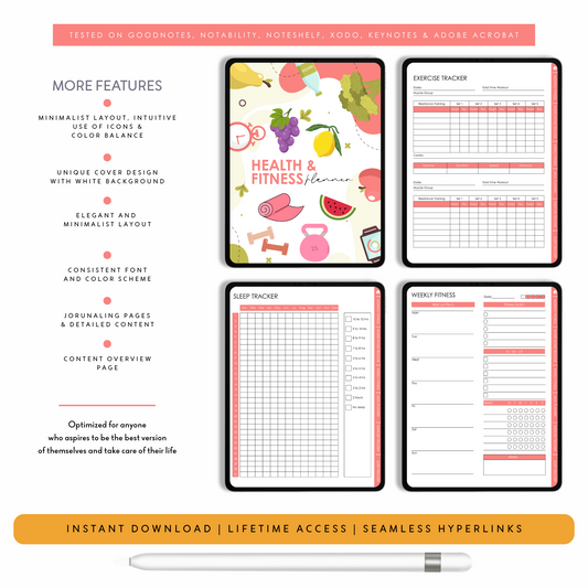 HEALTH & FITNESS PLANNER